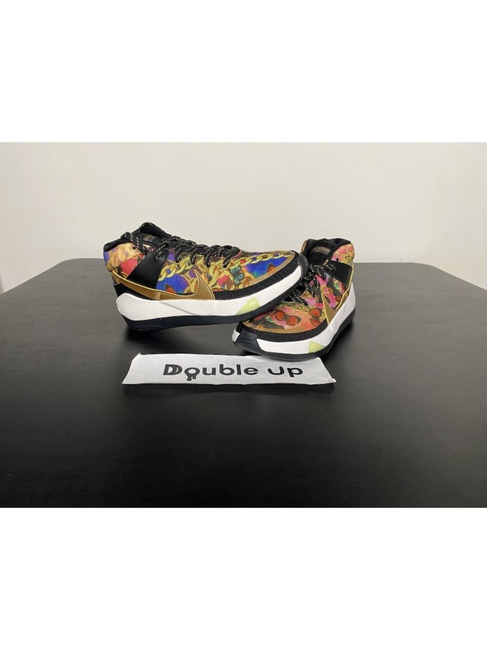 Nike KD 13 Hyped Black White Gold Men Size 6 Women 7.5 Rare